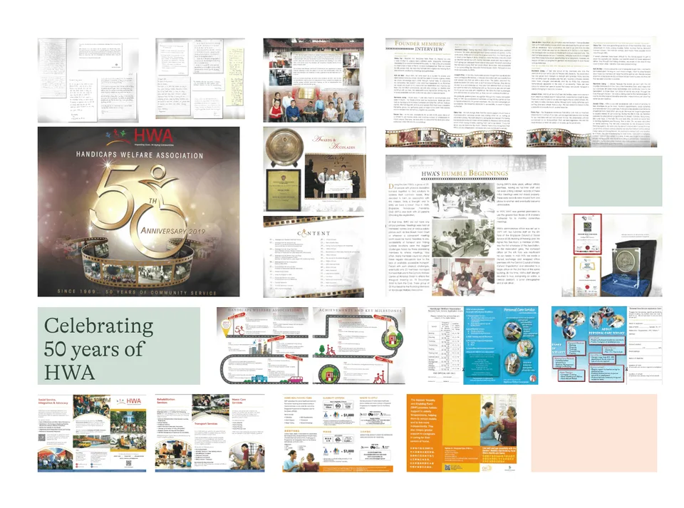 Transforming Website for Usability — HWA 50th Anniversary Booklet