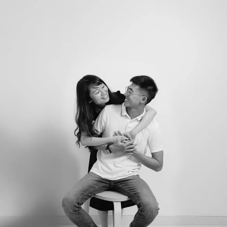 Jeff & Jaenix B&W Photo