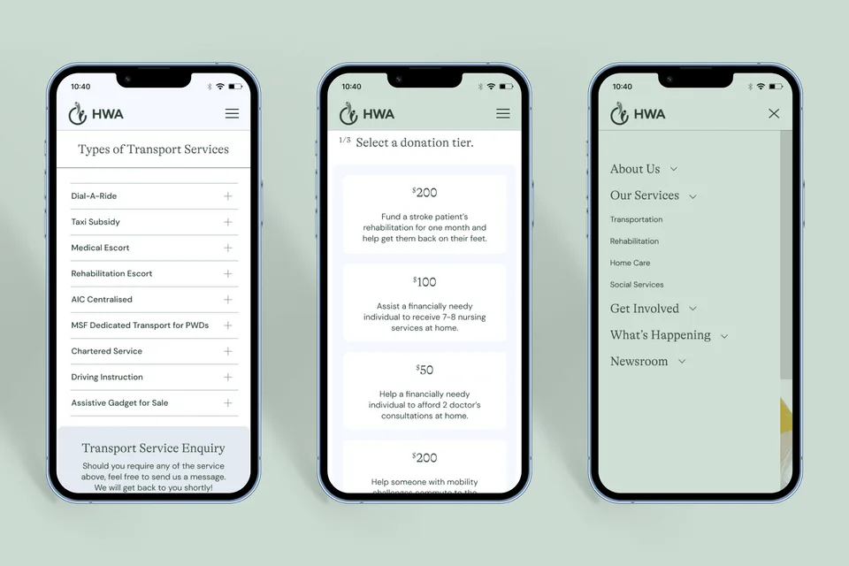 Transforming Website for Usability — Mobile Design