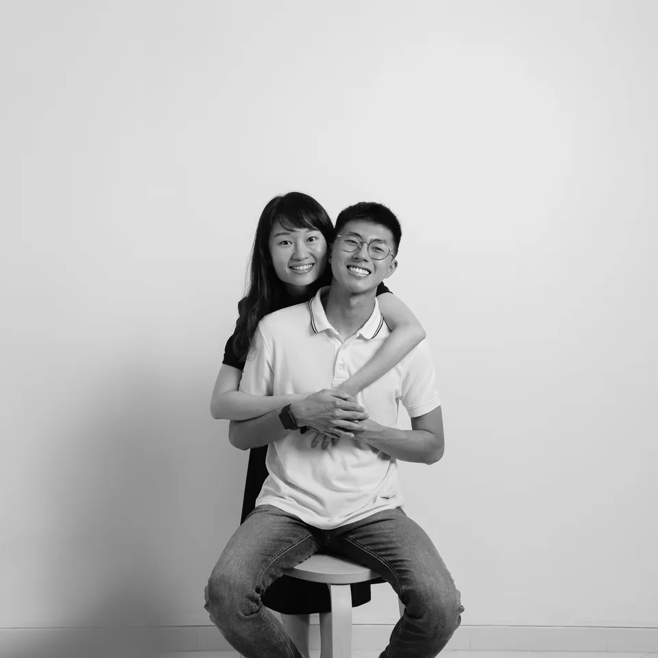 Jeff & Jaenix B&W Photo — photograph 2