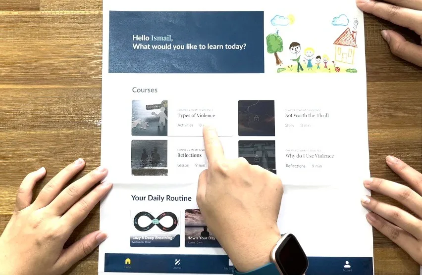 Digitising Self Help Booklet — (Unique) Usability Testing