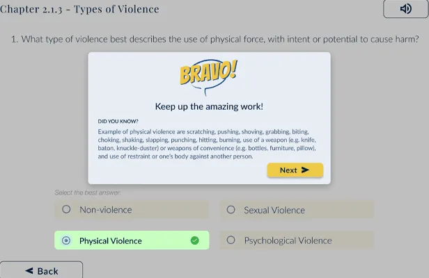 Digitising Self Help Booklet — d. Question Overlay Page