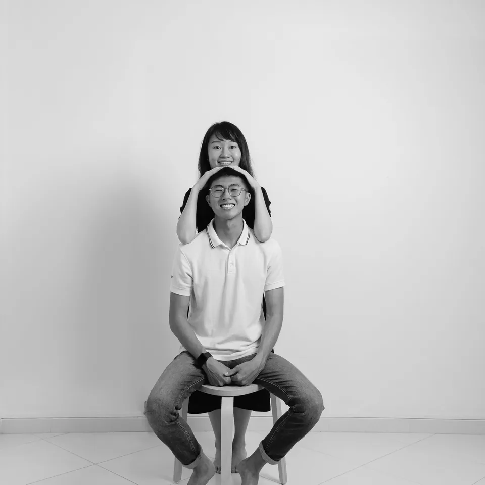 Jeff & Jaenix B&W Photo — photograph 5